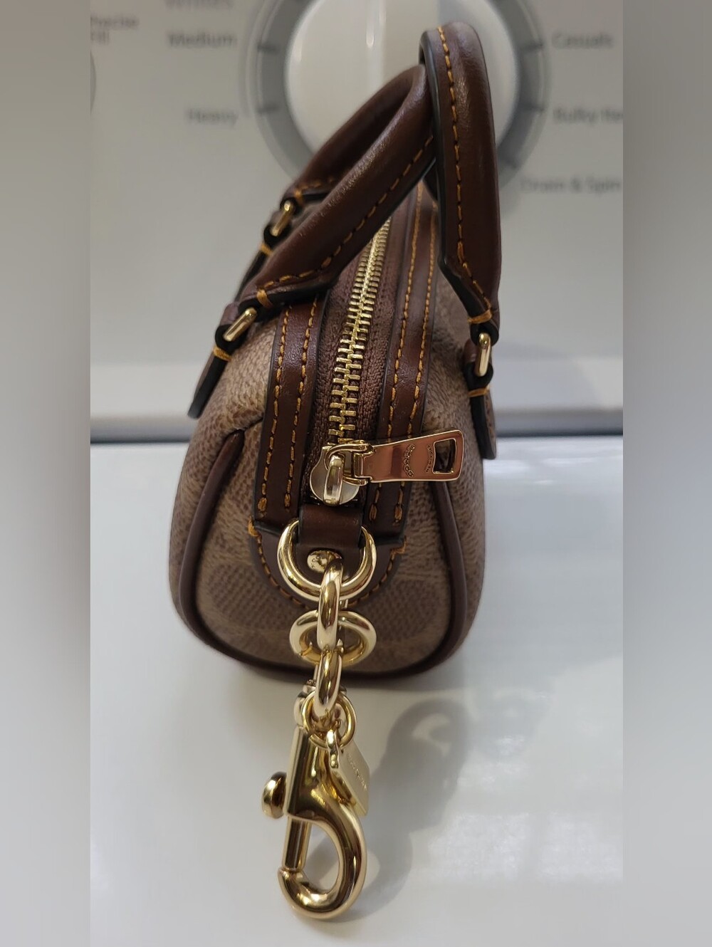 Coach mini ROWAN bag Charm - Picture 6 of 9